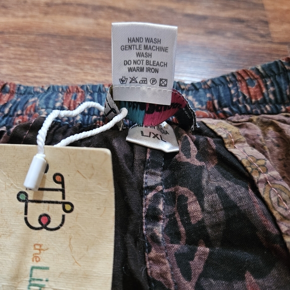 The Little Bazaar Boho Hippie Patchwork Flowy Pants - Picture 6 of 10